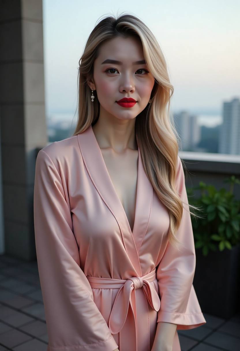 电影《暮色邮局》剧照，黄昏街道与旧式邮局橱窗